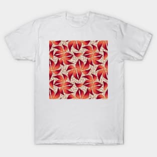 Red Dry Leaf T-Shirt